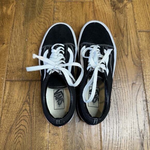 Vans Old Skool Skate Shoes Men Sz 7 Wmns 8.5 Low Top Black White Stripe 500714 - Picture 6 of 6